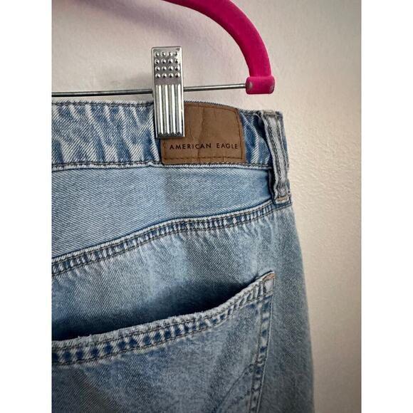 American Eagle Outfitters Women's Blue Low Rise Jean Denim Maxi Skirt Size 12 - Picture 10 of 11